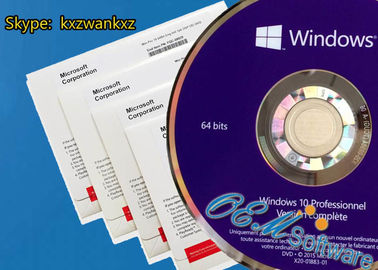 Paquete en línea del DVD del triunfo 10 del pedazo de la activación 64 de Windows 10 del favorable paquete dominante al por menor del OEM