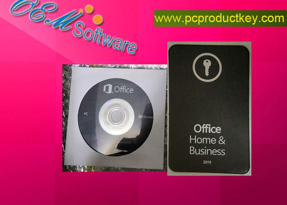 Hogar y negocio activos en línea de Microsoft Office H 2019 y caja del DVD de la llave electrónica PKC de la venta al por menor de B