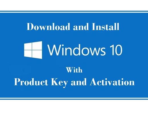 Favorable etiqueta engomada del Coa de la llave de la activación de Microsoft Windows 10 auténticos